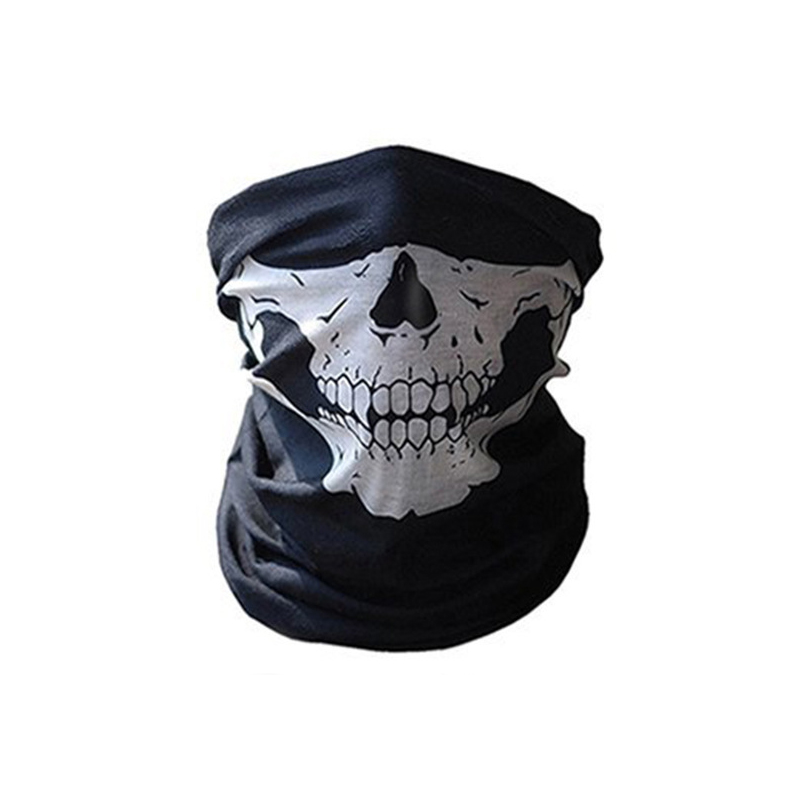スカル フェイス マスク ネックウォーマー ドクロ 骸骨 フェイスカバー