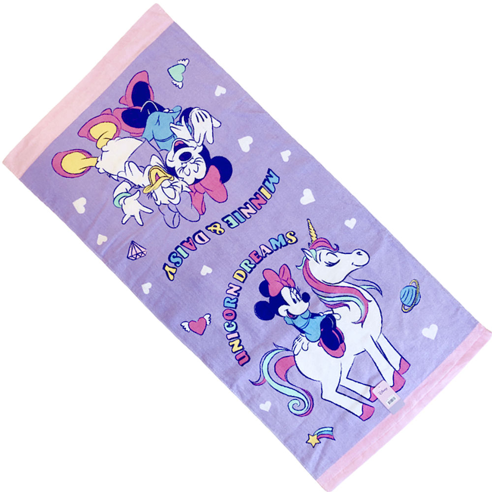 新品 未開封 Imagining the Magic 特大 ワイドタオル ミニー 春夏