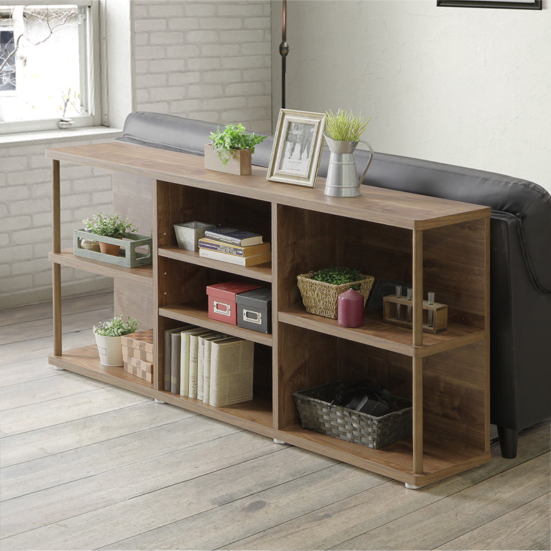 シェルフ 木製 幅150 オープンシェルフ 北欧 ディスプレイラック 薄型