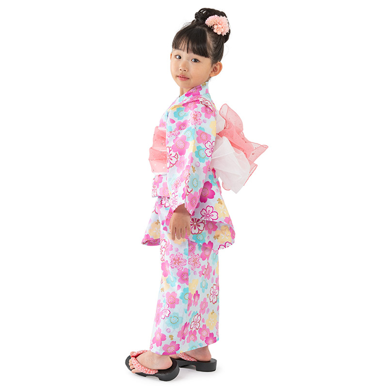 浴衣 帯 セット 女の子 キッズ bonheur saisons ボヌールセゾン ゆかた