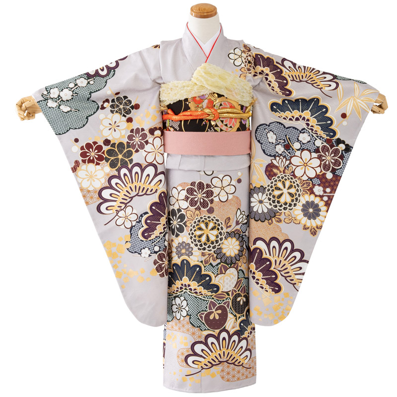 七五三 着物セット 女の子 7才 7歳 フルセット 絵羽柄 古典柄 四つ身