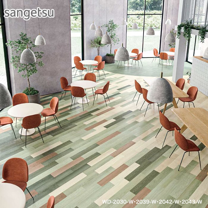 サンゲツ（SANGETSU） フロアタイル 木目調 スピンオーク Wサイズ