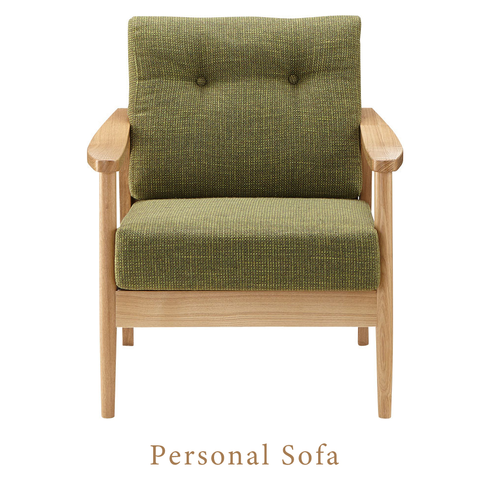 ひとり掛け ソファ ソファー チェア 椅子 ファブリック パーソナル