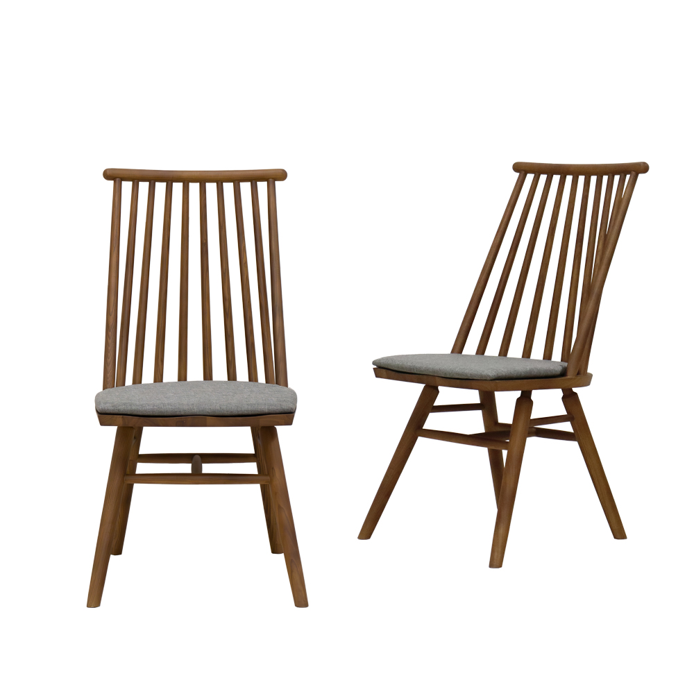 ダイニングチェア 2脚セット 完成品 ウィンザーチェア ナチュラル 木製