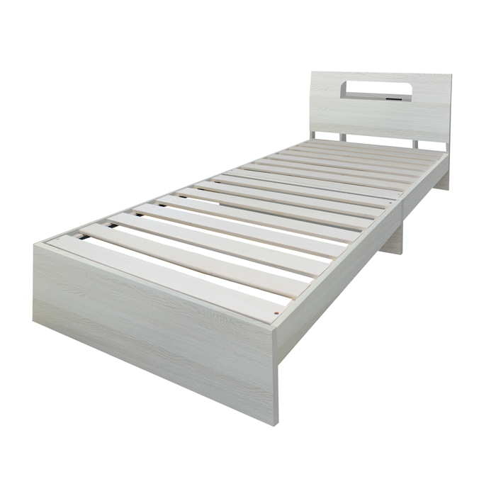 すのこベッド シングル ベッドフレーム シングルベッド すのこ 2段階