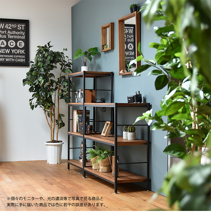 ラック スチールラック オープンラック ディスプレイラック ウッド