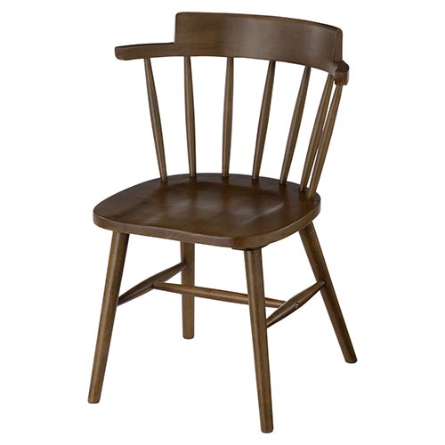 ぼん家具 ダイニングチェア 椅子 ウィンザーチェア 肘付き 食卓椅子