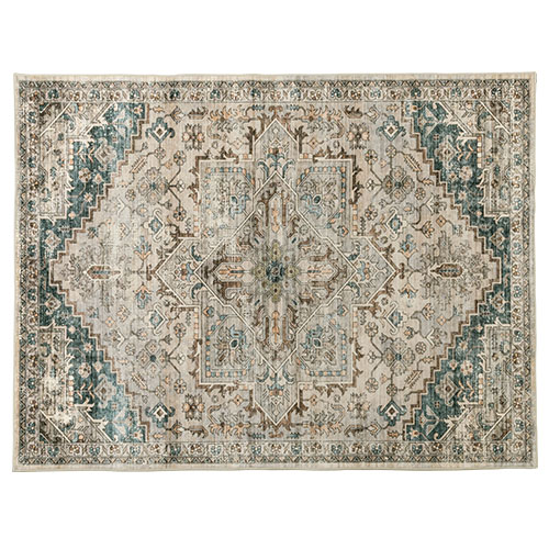 ぼん家具 ラグ オリエンタル柄 幾何学 おしゃれ ラグマット 長方形 約