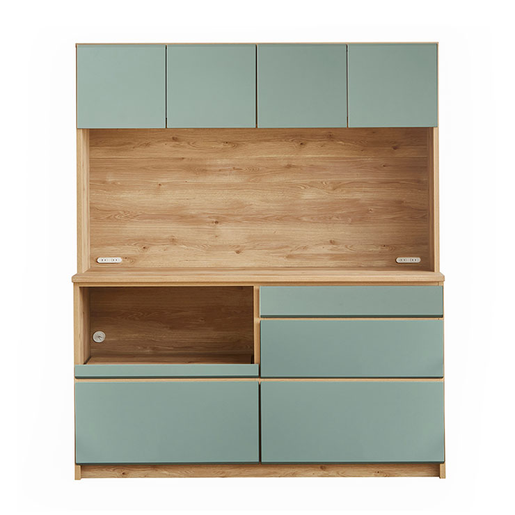 KAGUCOCO 食器棚 完成品 レンジ台 キッチン収納 家電収納 キッチン