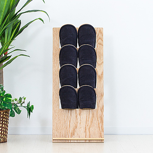 スリッパラック 幅30 スリム 木目 木製ラック おしゃれ 北欧 スリッパ