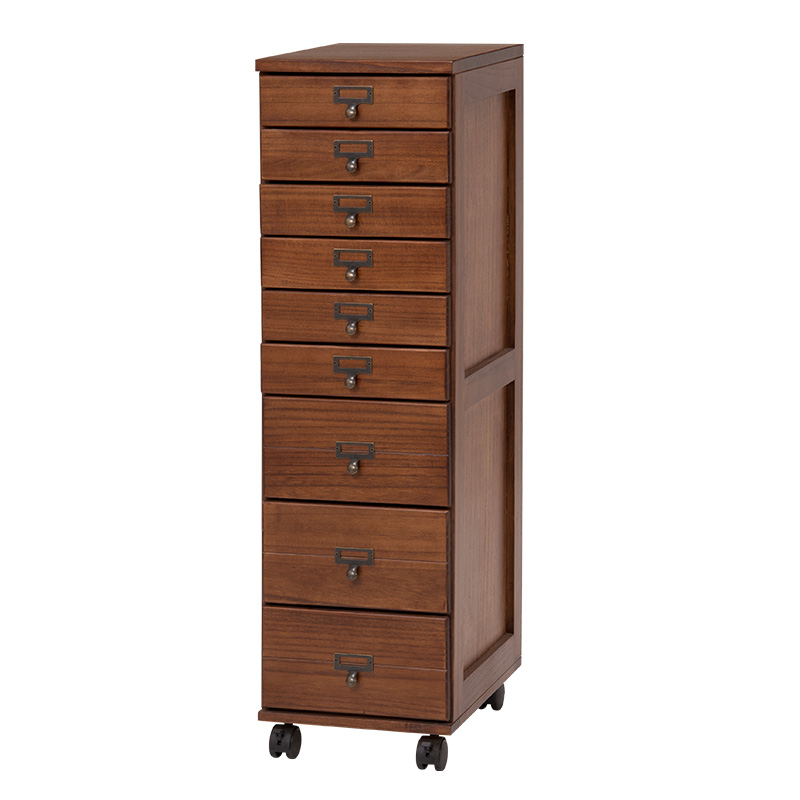 チェスト 9段 多段チェスト 棚 おしゃれ A4収納 カントリー 30 書類