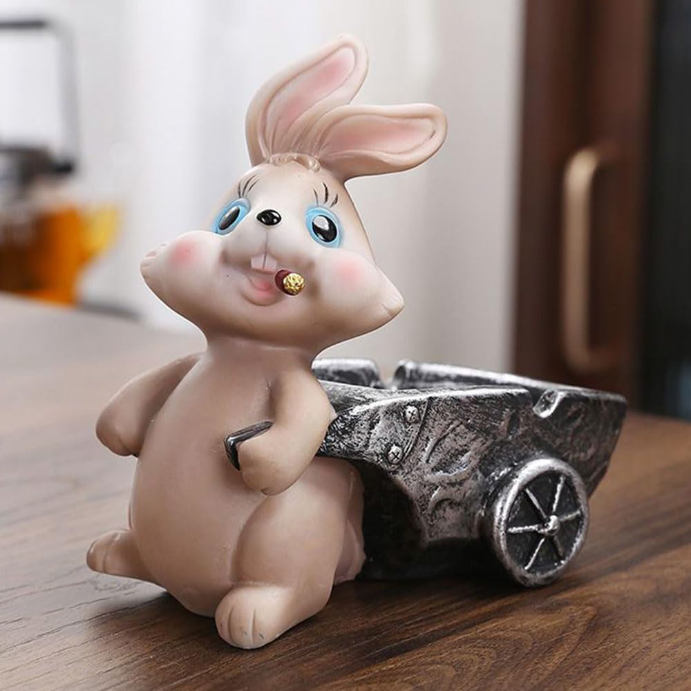 2026年新登場 灰皿】灰皿 可愛い 卓上灰皿 猫 防臭 樹脂製 オフィスの