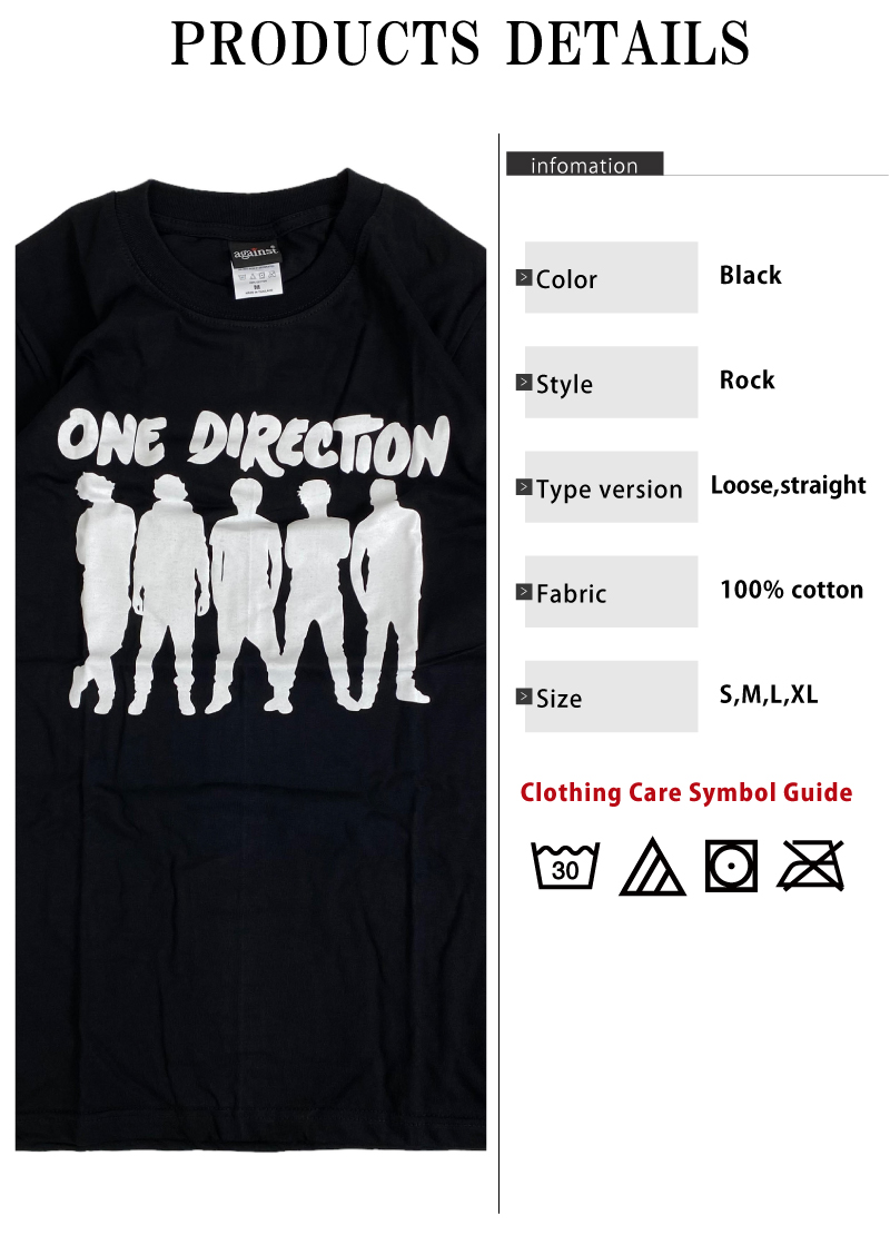 ワン・ダイレクション One Direction ロックTシャツ バンドTシャツ