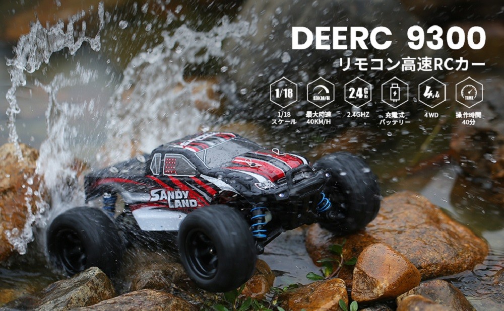 ジョニー【未使用】DEERC 9300 4WDオフロードラジコンカー ジョニー