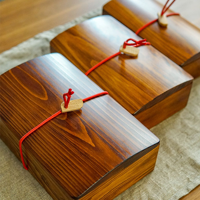 木製 ひのき 拭き漆 日本製 国産 弁当箱 大 約1000cc : 曲げわっぱ弁当