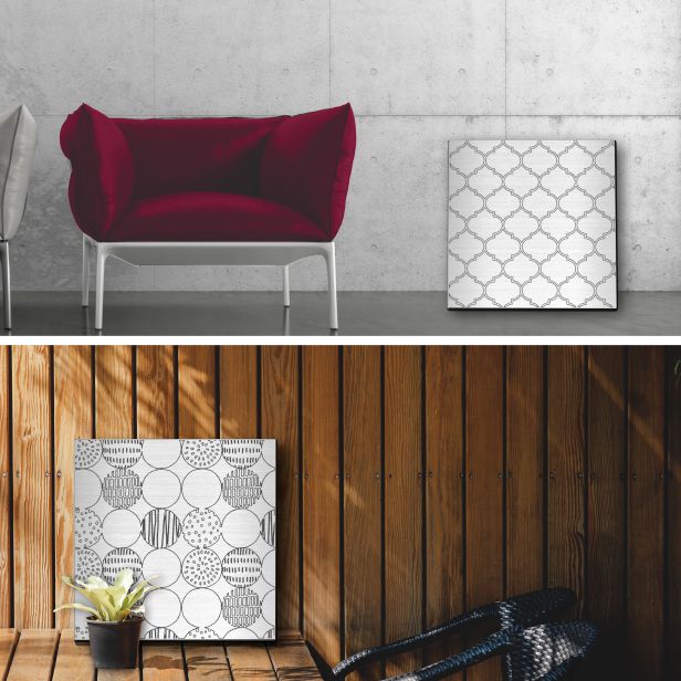 かたちラボ アートパネル art panel (07モロッカン柄)モダン おしゃれ