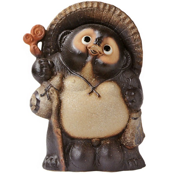 信楽焼 たぬき 狸 置き物 インテリア オブジェ 大型 家具 陶器 商売