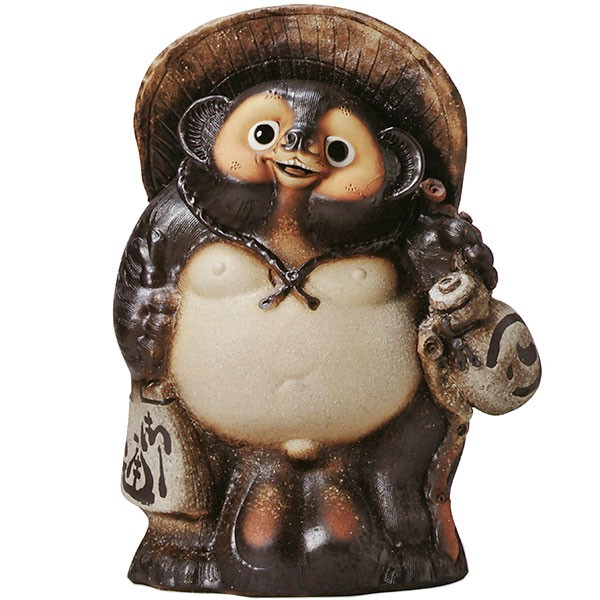 信楽焼 たぬき 狸 置き物 インテリア オブジェ 大型 家具 陶器 商売