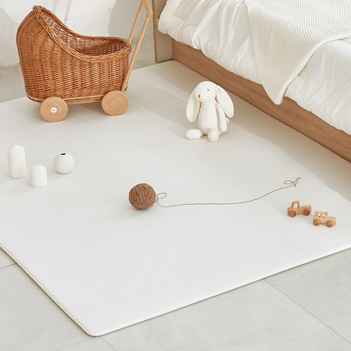 プレイマット リバーシブル ラグマット 厚さ1.4cm 200×140 PVCマット