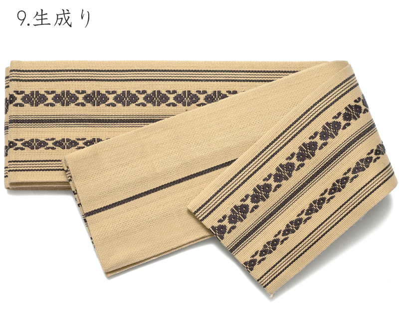 角帯 献上柄 全12色 綿 リバーブル 日本製 シック 伝統文様 男性用