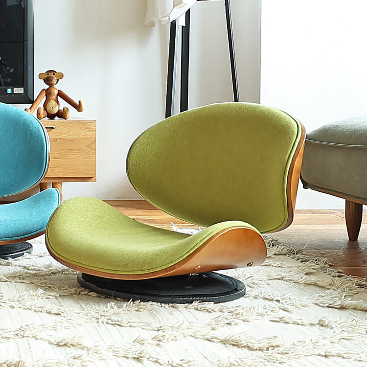 360度回転式ローラウンドチェアー KNOX（ノックス）ファブリックタイプ