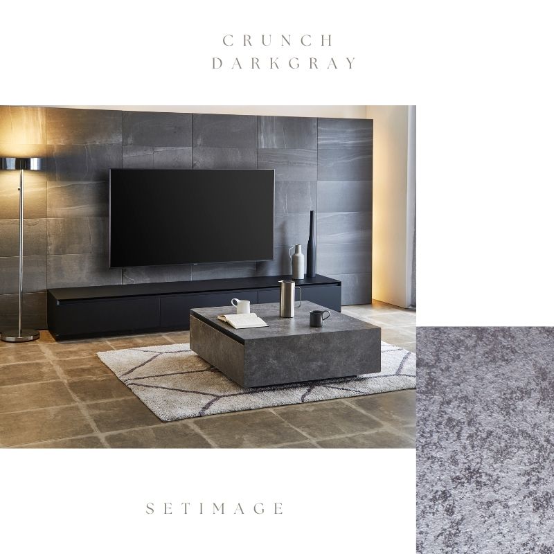 河口家具製作所 センターテーブル 90cm ローテーブル 正方形 グレー