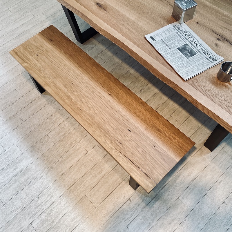 河口家具製作所 ダイニングベンチ 無垢材 木製 椅子 イス チェア