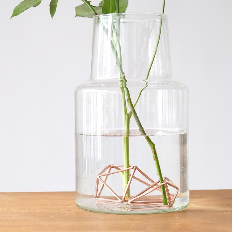 延命剤 切花 生花 長持ち 銅 球 丸 フラワーフロッグ 花瓶 フラワー