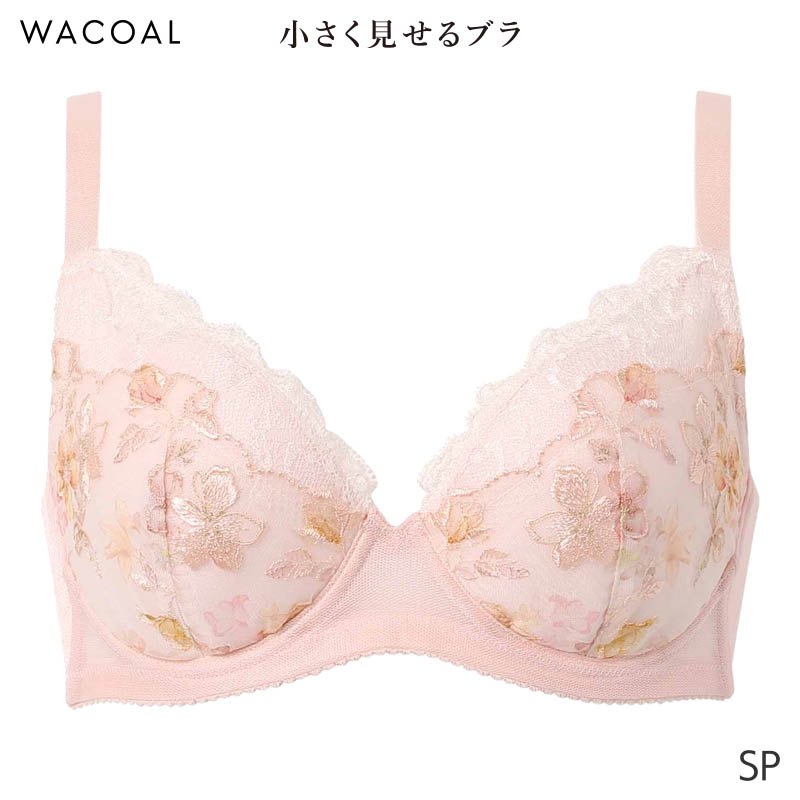 WACOAL（ワコール） 小さく見せるブラ レーシィ ブラジャー 3/4カップ