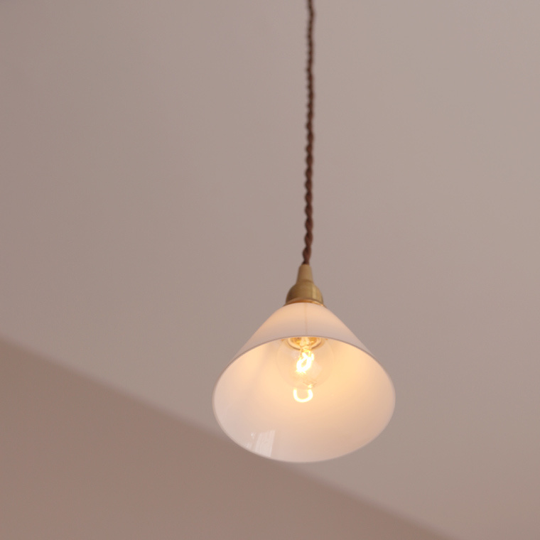 ランプシェードのみ ミニガラスシェード コニック 北欧風 照明器具