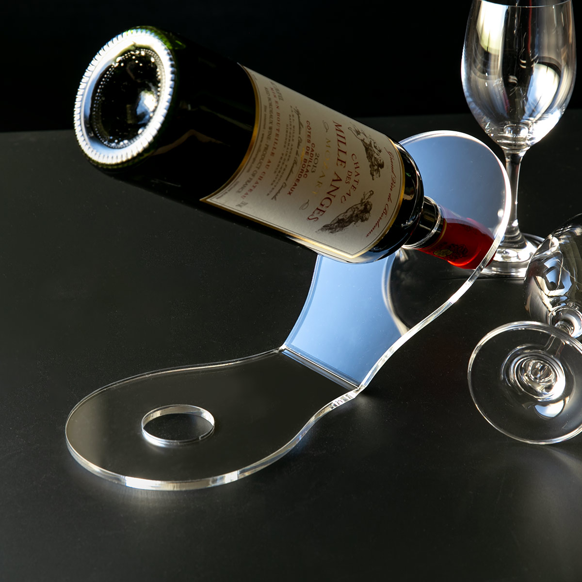 Trytec 特典付き ワインボトルスタンド amenist アクリル製 日本製