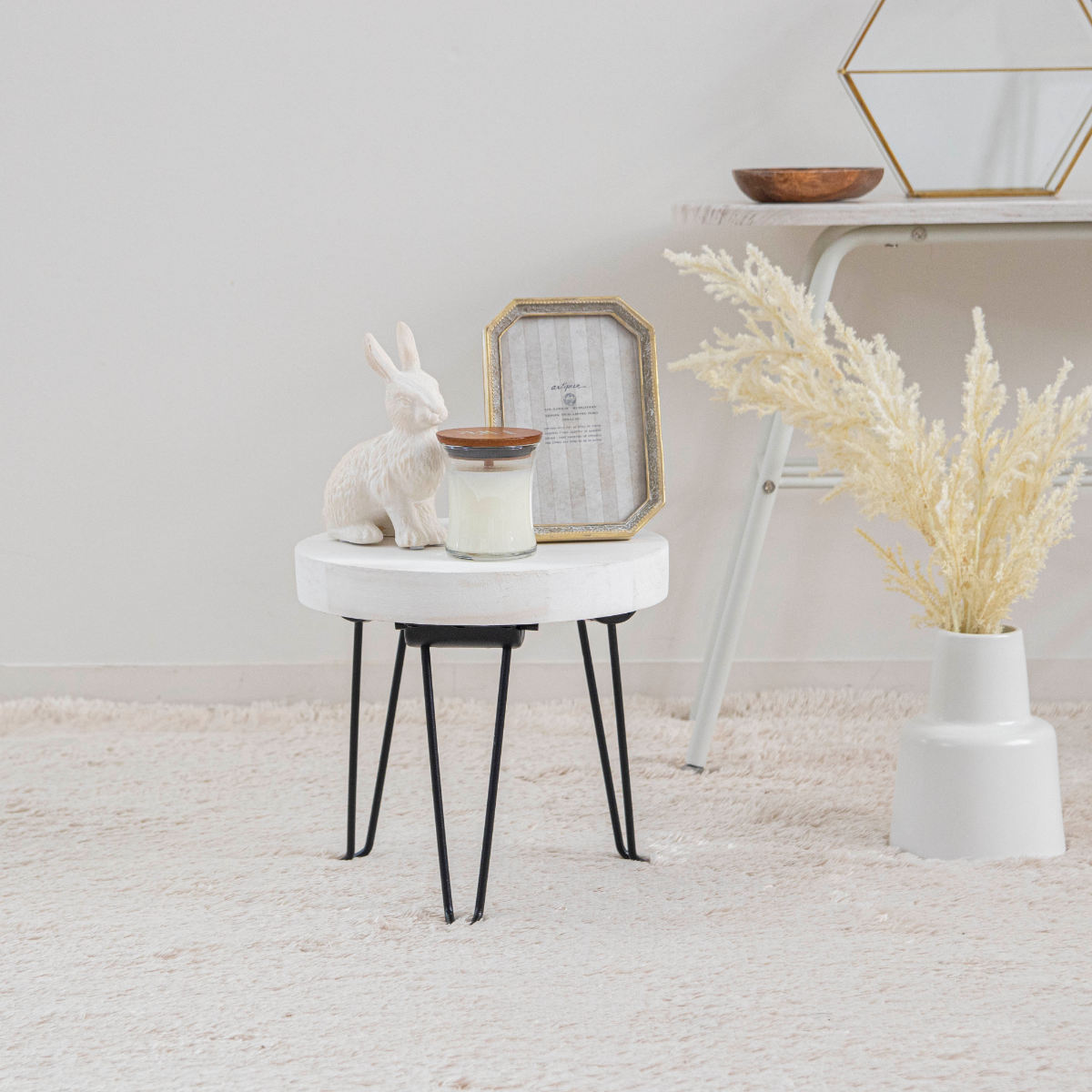 HABITER（アビテ） 花台 プランタースタンド ピエニ ラウンドスタンド