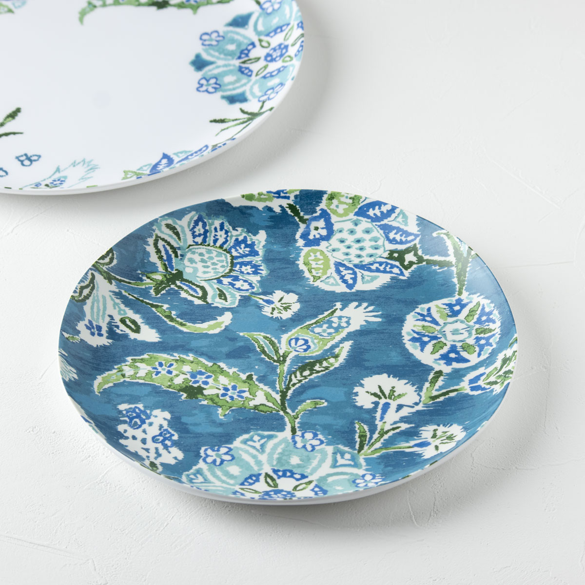 プレート 22cm HANA IKAT （ 食洗機対応 皿 お皿 中皿 パスタ皿