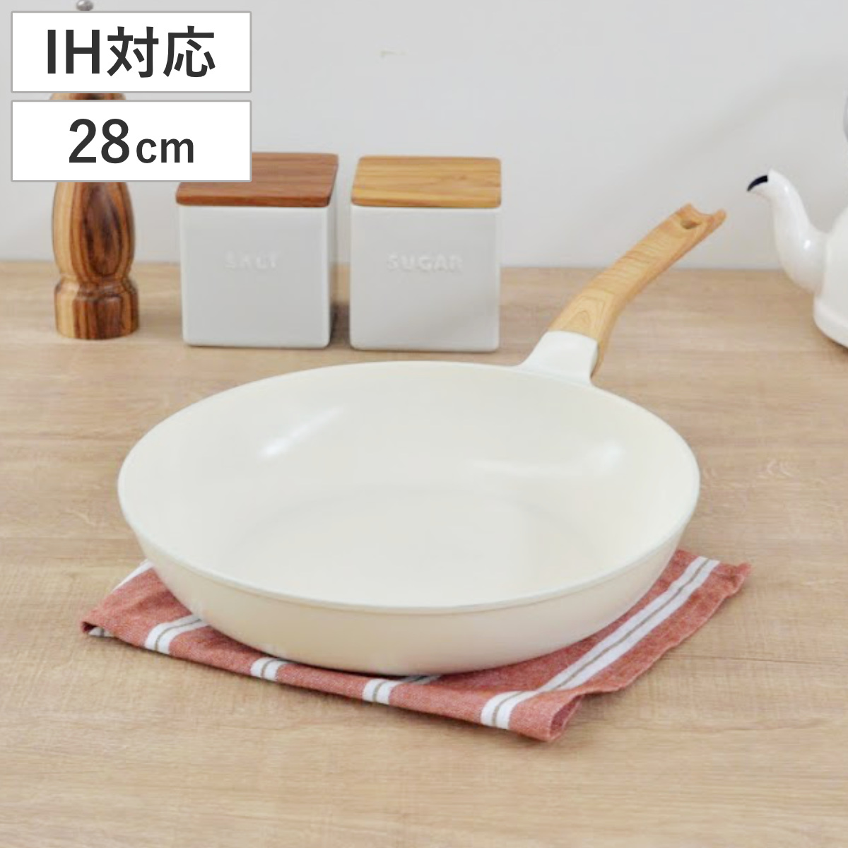 ナンセンジャパン フライパン 28cm IH対応 セラミックコート PFOA