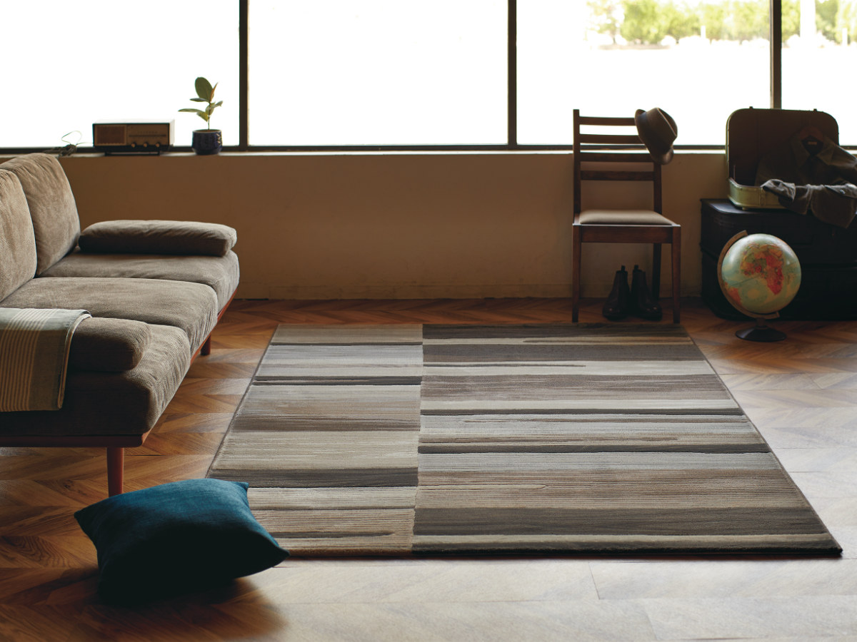 MORIYOSHI（モリヨシ） ラグ ウィルトン織り ブロアム 60×90cm ホット