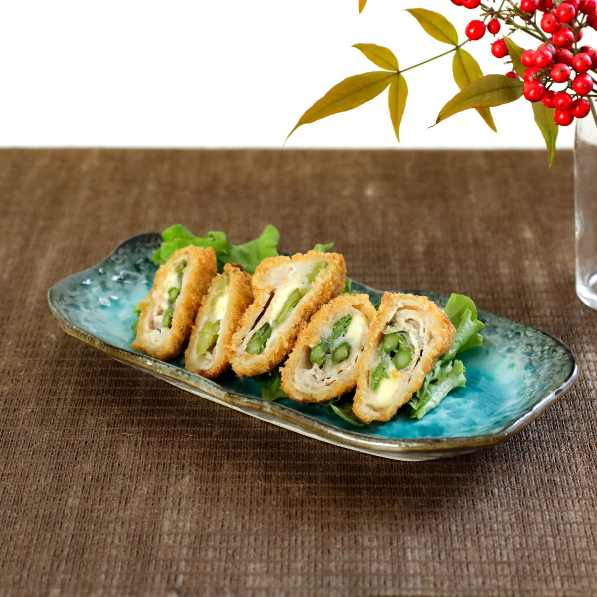 長角皿 23.5cm 長角プレート KANADE 陶器 （ 電子レンジ対応 長皿 焼物