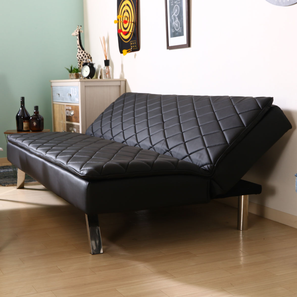 不二貿易（Fuji Boeki） ソファベッド 幅180cm 3人掛け メモリー