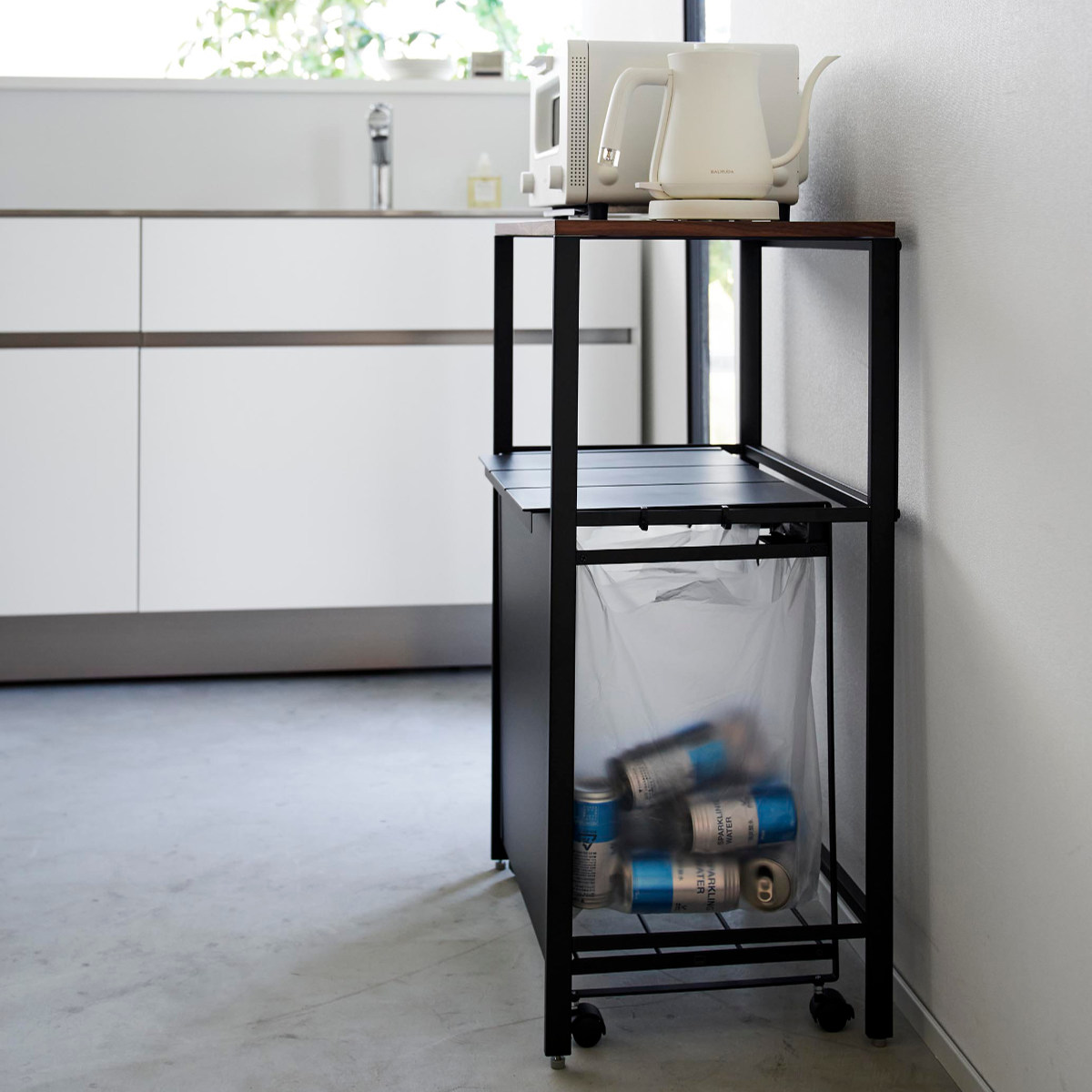 tower 山崎実業 分別ゴミ箱上ラック タワー （ 4903208016667 タワー