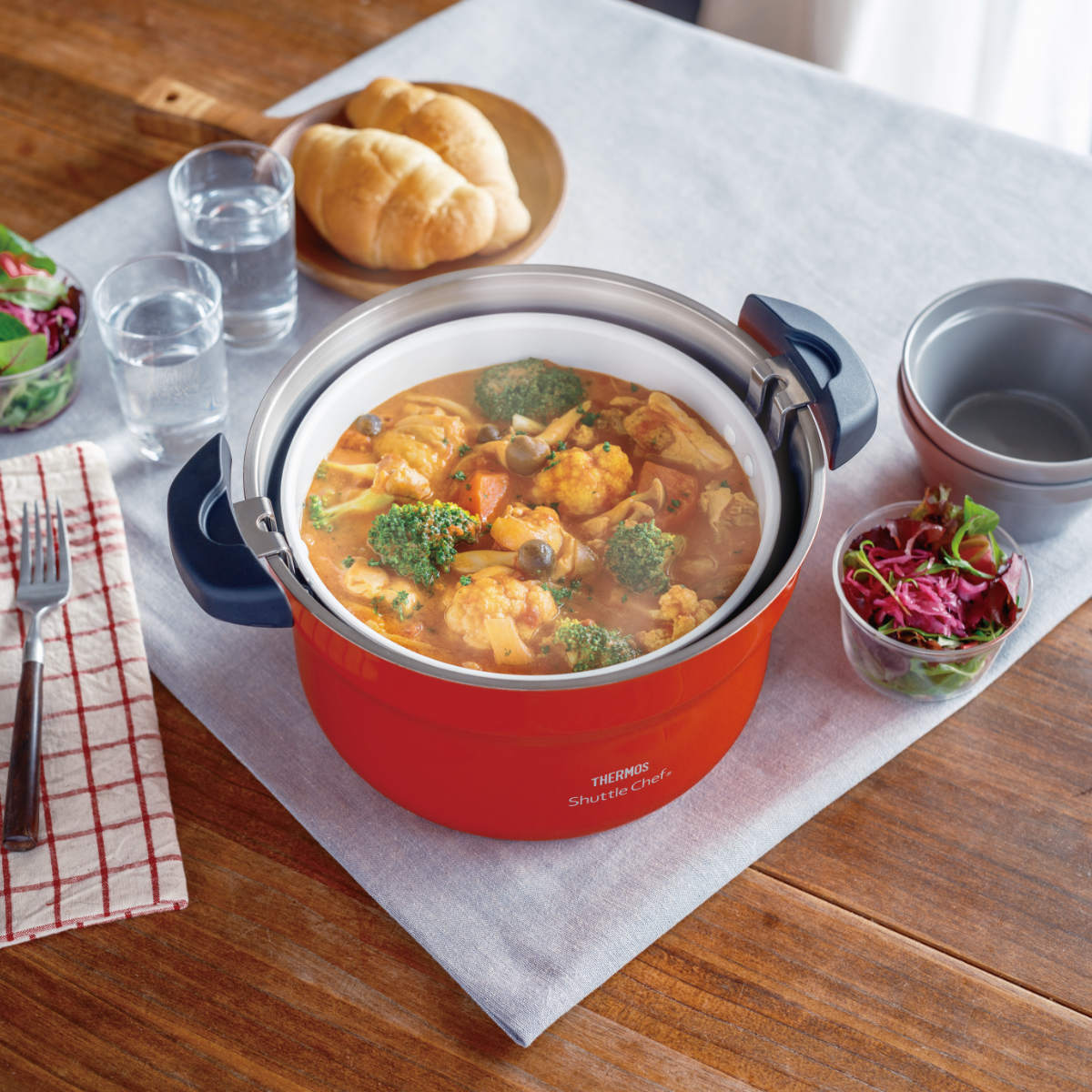 THERMOS（サーモス） 真空保温調理器 2.8L IH対応 シャトルシェフ 保温