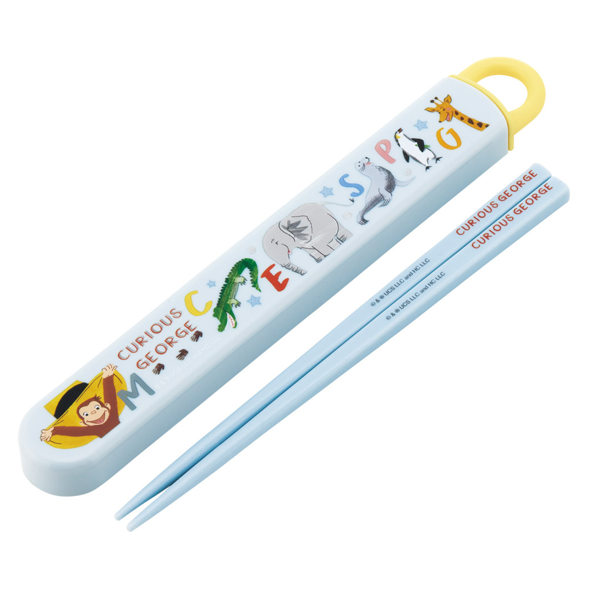 スケーター 箸箱セット 抗菌食洗機対応箸箱セット おさるのジョージZOO