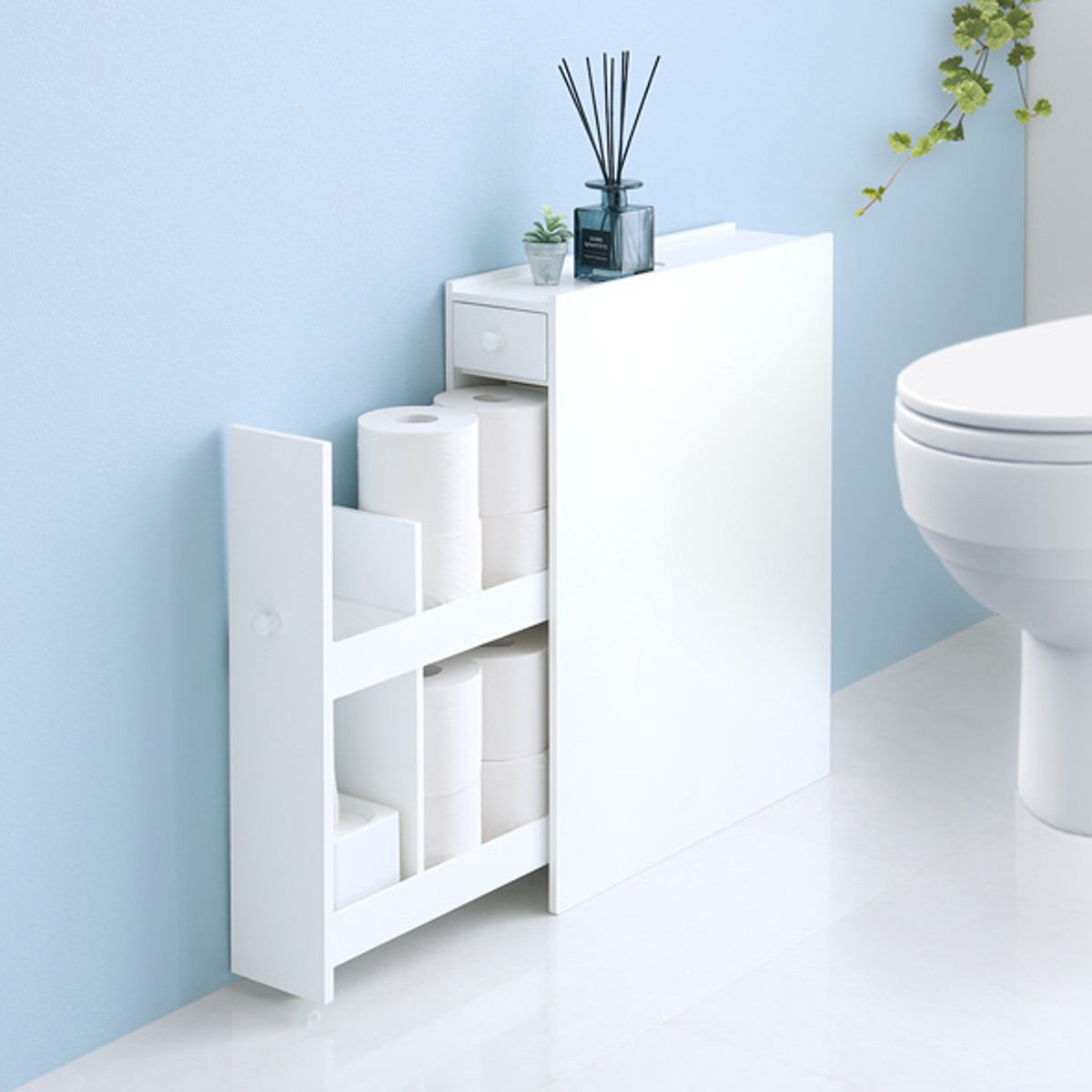 ホームテイスト（HOME taste） トイレラック たっぷり収納スリムトイレ