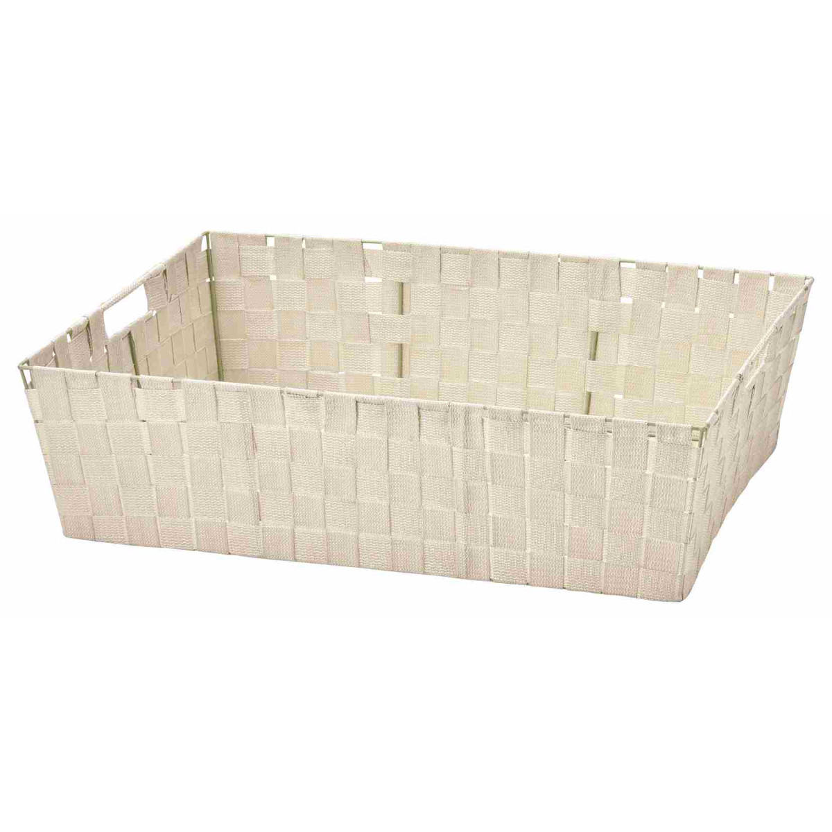 ちどり産業 収納ボックス PPバスケット 浅型 収納 特大 幅61×奥行46×高