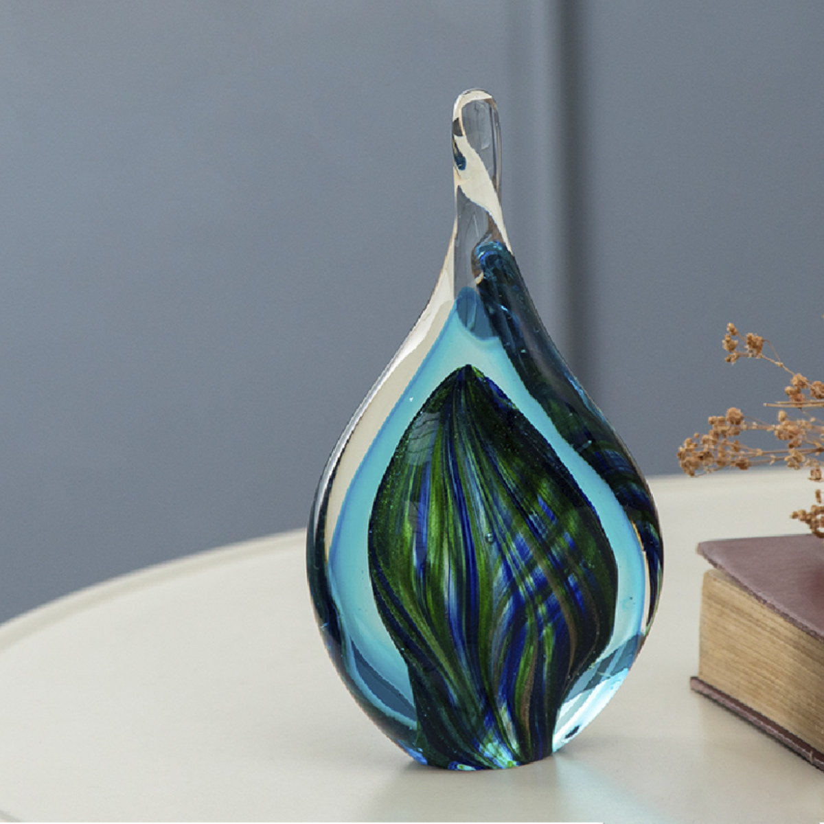 藤栄 ガラスインテリアオブジェ（Glass interior objects） ミックス L