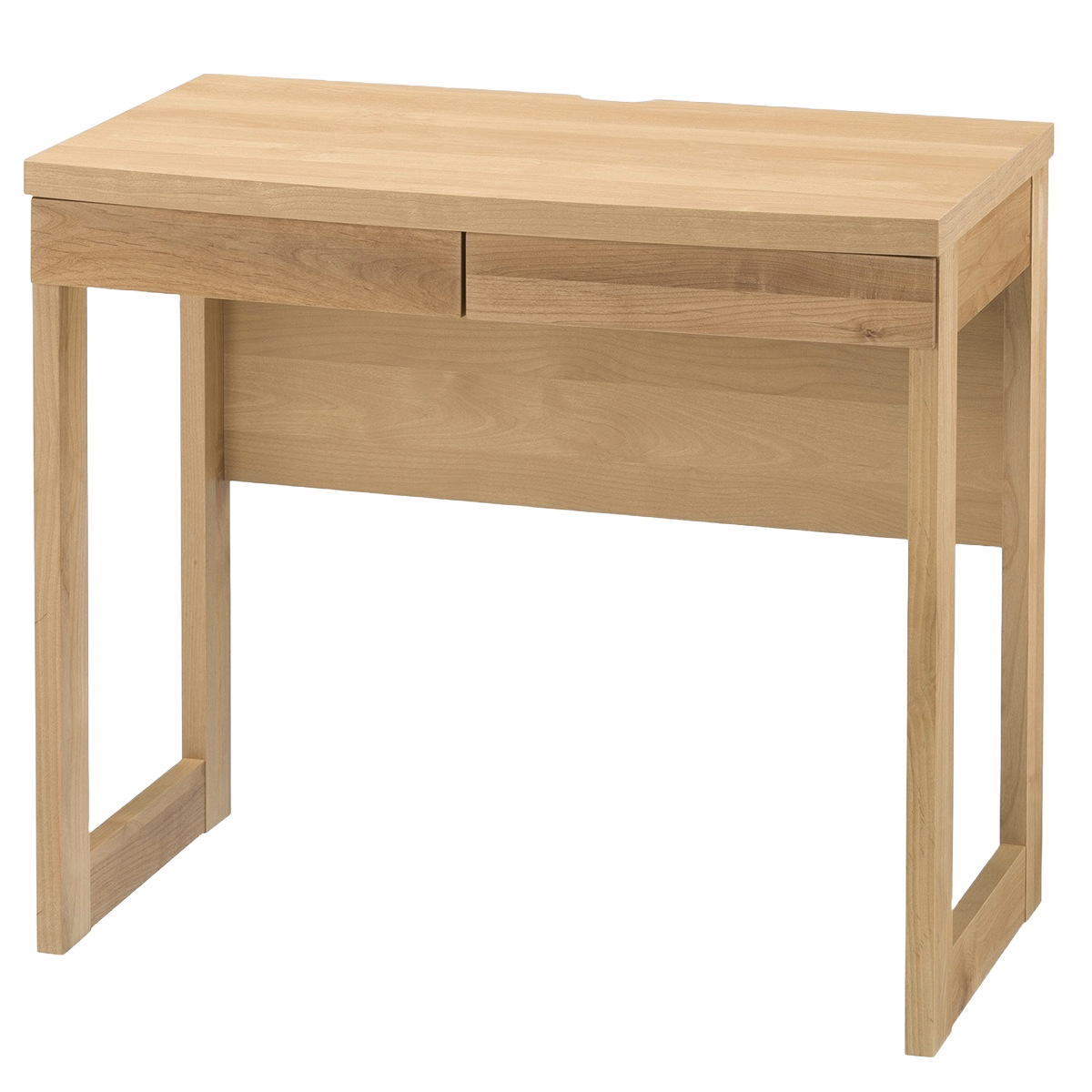 堀田木工所 ワークデスク シンプル 幅80.4cm 高さ71cm 引出し付 アール