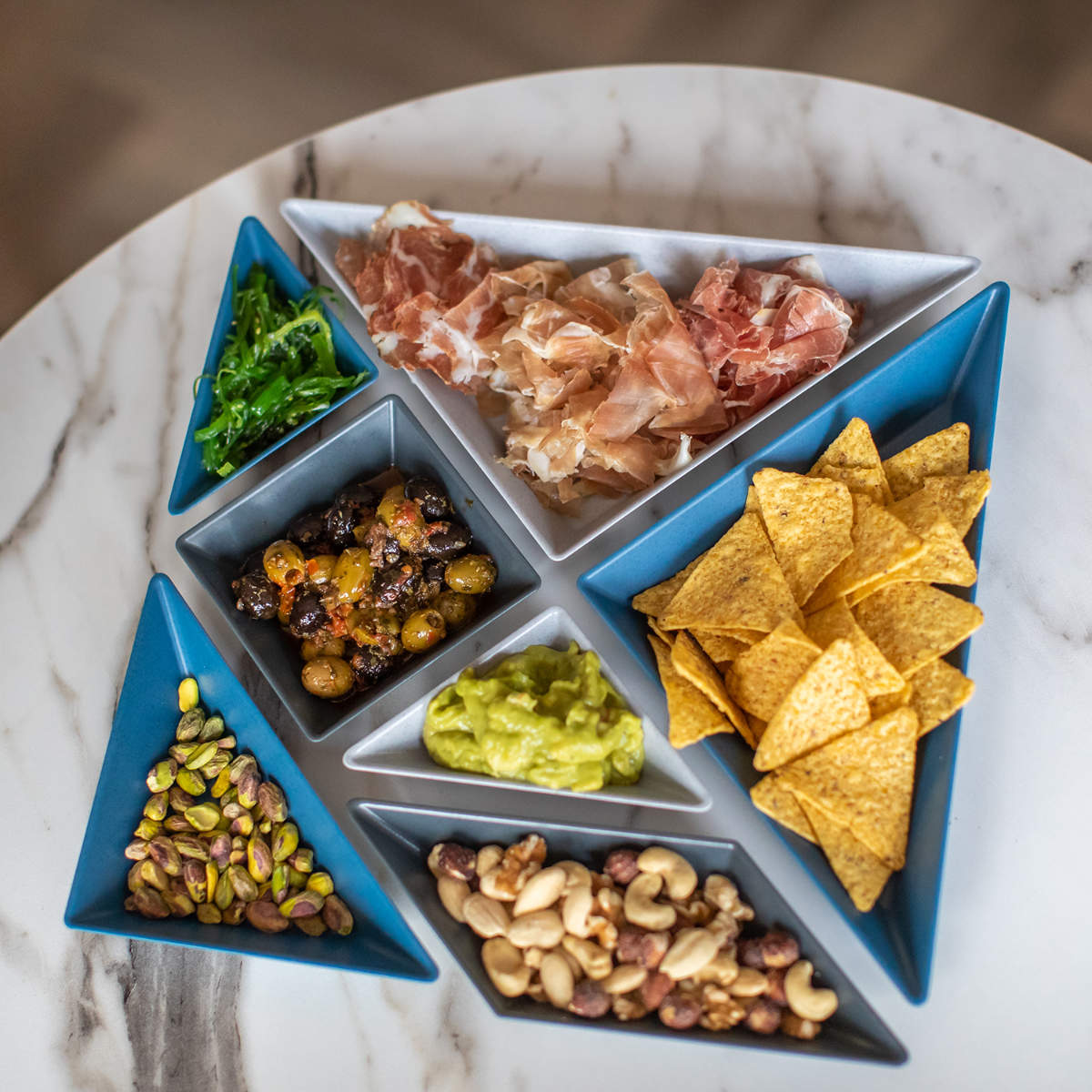 プレート 7枚入り セパレートプレート KOZIOL TANGRAM プラスチック