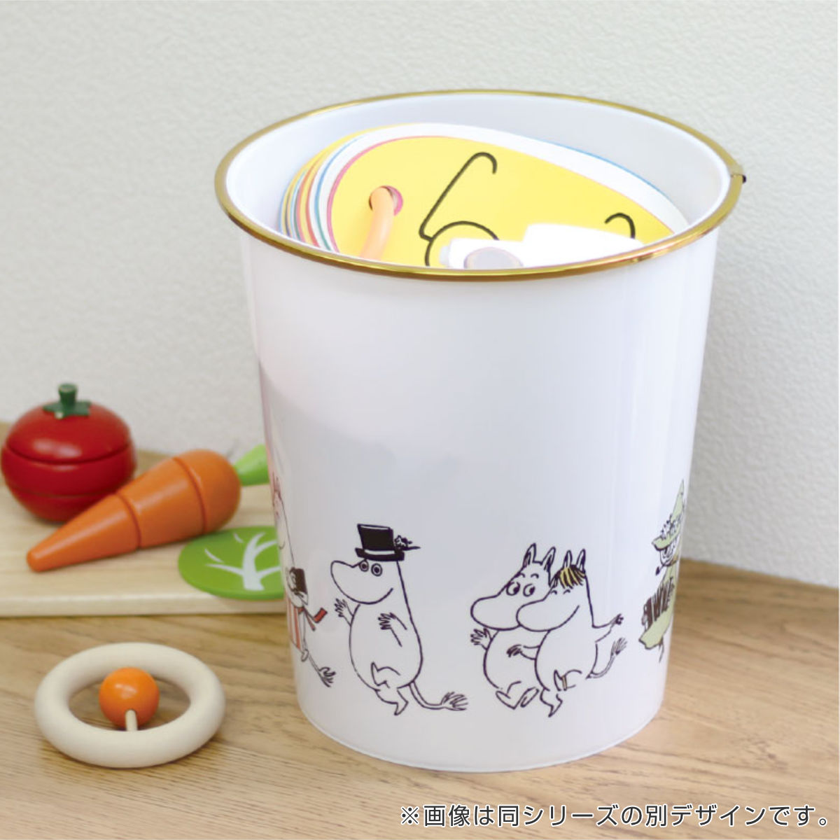 ゴミ箱 スヌーピー 読書タイム 高さ23.5cm （ ごみ箱 ふたなし 広口