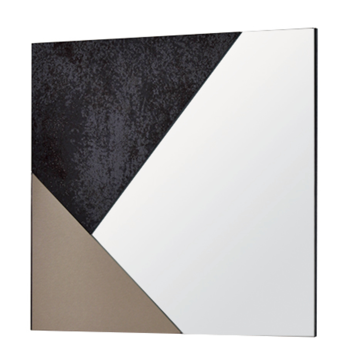 塩川光明堂 ミラー 壁掛け ウォールミラー イージス 45×45cm （ 鏡