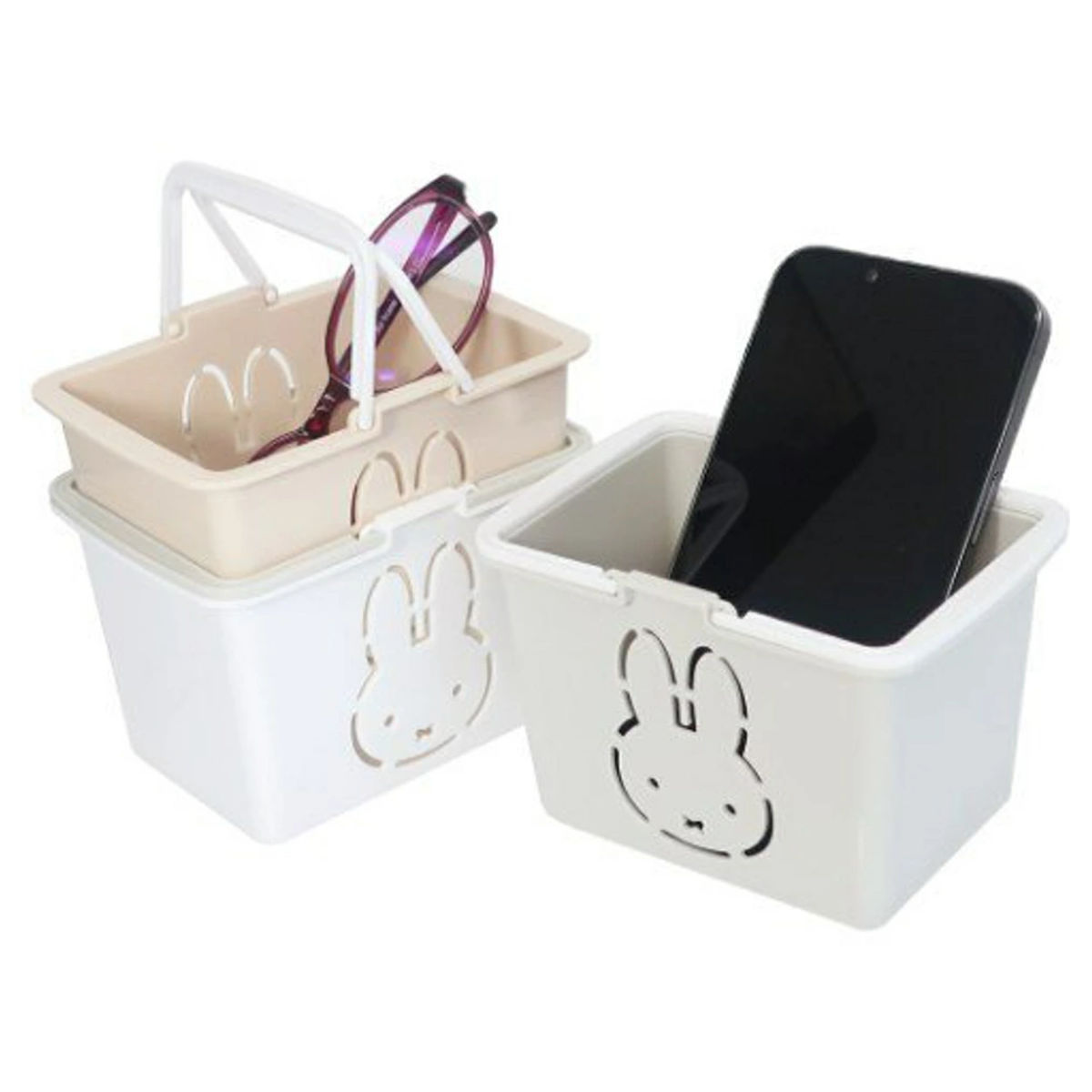 小物入れ ミッフィーミニカラーバスケット （ ミッフィー miffy 収納