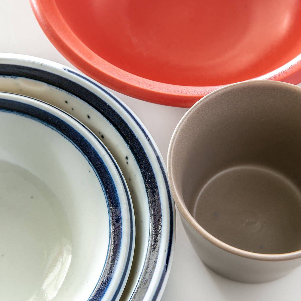 プレート 23cm L AirStack エアスタック 磁器 美濃焼 同色5枚セット