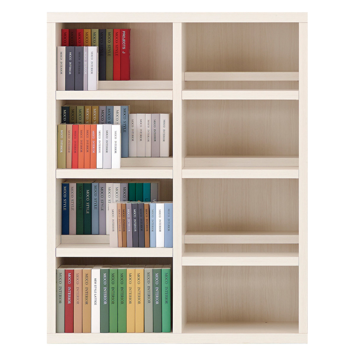 フナモコ（FUNAMOCO） 本棚 幅89.9cm 日本製 コミックシェルフ 4段